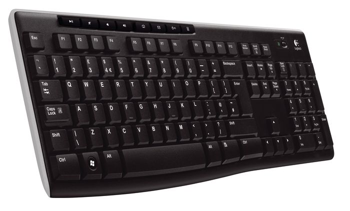 LOGITECH K270 Wireless Keyboard - Näppäimistö - 2.4 GHz - Pohjoismaat